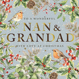 Nan and Grandad Christmas card