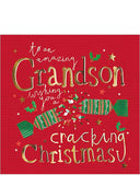 Amazing Grandson Christmas card