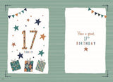 Grandson 17th Birthday card