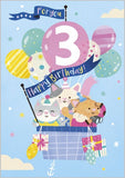 3rd Birthday card