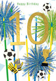 Football - 10th Birthday card
