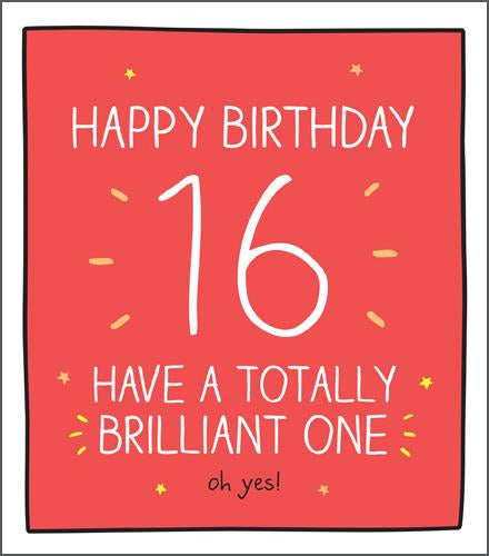 16 Have a brilliant one - Happy Jackson birthday card