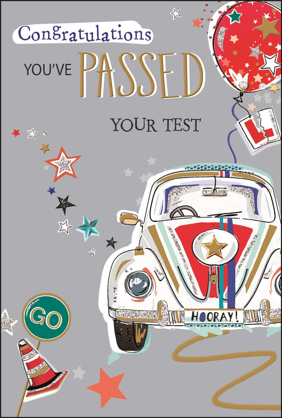 You've passed your test - Jonny Javelin card
