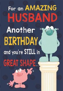 Amazing Husband - Birthday card
