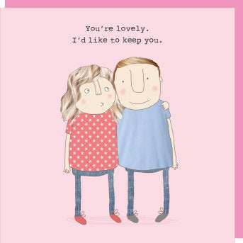 I’d like to Keep you - Rosie Made a Thing Valentine card