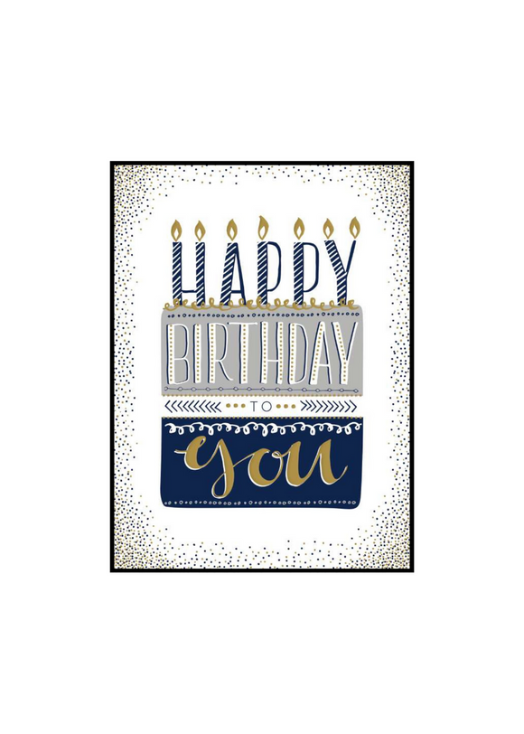 Cake and candles - Birthday card