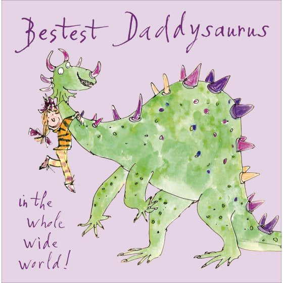 Bestest Daddysaurus - Father's day card