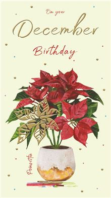 On Your December Birthday card
