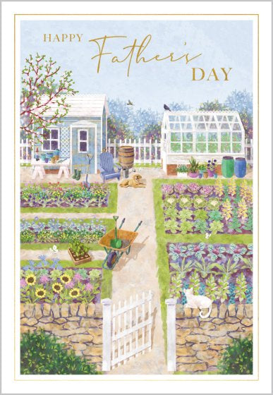 The garden - Father's Day card