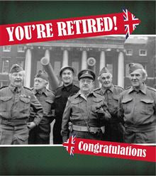 Dad's Army - Retirement card
