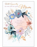 On the sad loss of your Mum - Sympathy card