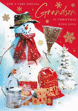 Special Grandson Christmas card