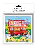 Animals on the Bus - Pack of 5 Thank You cards