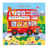 Animals on the Bus - Pack of 5 Thank You cards