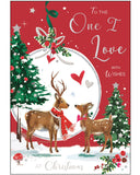 One I Love Christmas card - Jonny Javelin Christmas card