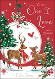 One I Love Christmas card - Jonny Javelin Christmas card