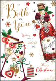 Both of You Christmas card - Jonny Javelin Christmas card
