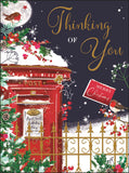 Thinking of You at Christmas card - Jonny Javelin Christmas card