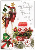 To my Fiancé Christmas card - Jonny Javelin Christmas card