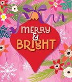 Merry & Bright Christmas card