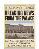 News from the Palace - Birthday card