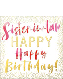 Sister-in-Law Birthday card