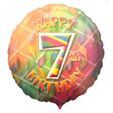 7th Birthday Helium Balloons - Various Designs