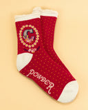 Alphabet ladies ankle socks - Powder UK