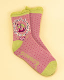 Alphabet ladies ankle socks - Powder UK