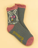 Alphabet ladies ankle socks - Powder UK