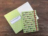 Alex Clark cow collection a5 lined notebook Nickery Nook a