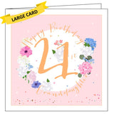 Happy 21st Birthday Granddaughter - Belly Button cards