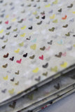 Glick luxury heart print tissue paper close up