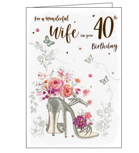 ICG 40th birthday card for wife