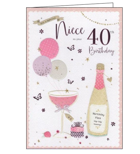 Special Niece - 40th birthday card