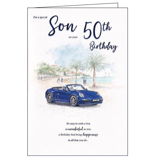 Special Son on Your 50th Birthday card