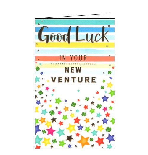 ICG good luck in your new venture good luck card Nickery Nook