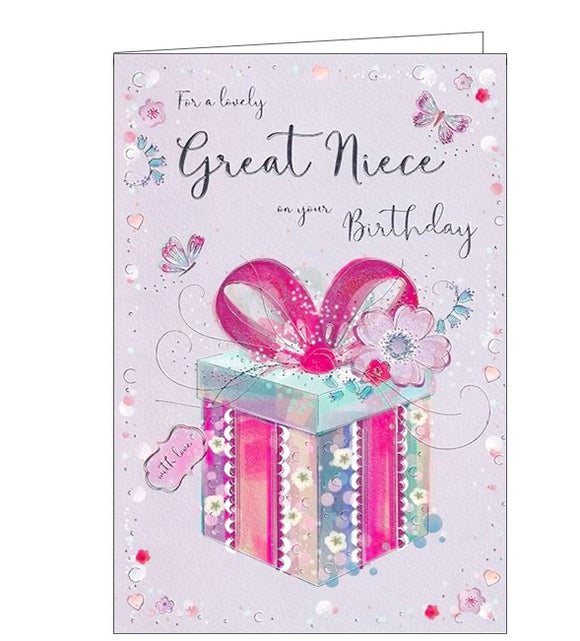 To a lovely Great Niece - birthday card