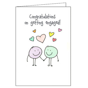 Lucilla Lavender congratulations on your engagement card
