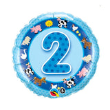2nd Birthday Helium Balloons - Various Designs