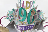 Second Nature pop up card 90th birthday card pop up card 3d card Nickery Nook