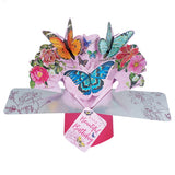 Birthday Butterflies -3d Second Nature pop up card
