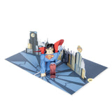 Superman - DC Comics 3d pop up card