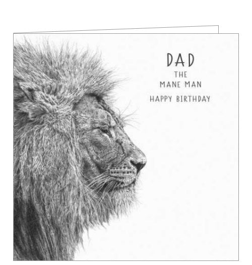 Dad, The MANE Man - birthday card