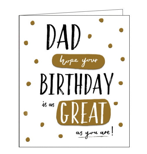 Woodmansterne wonderful dad birthday card