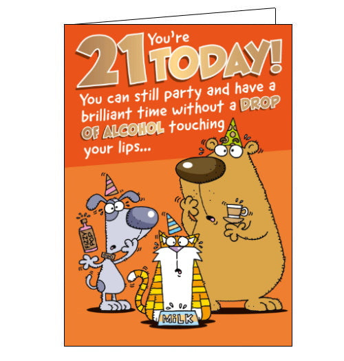 21 today! Birthday card