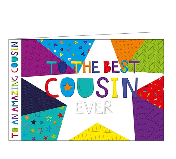For the best Cousin on your Birthday card
