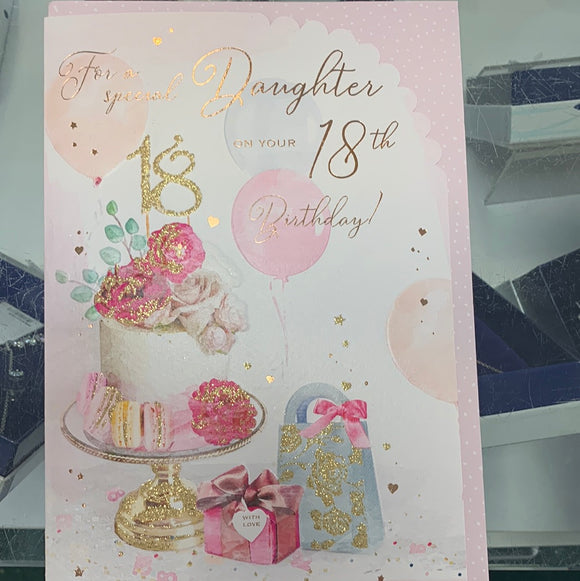 Special Daughter on your 18th Birthday card