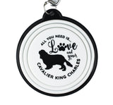 Cavalier King Charles Spaniel collapsible travel dog bowl