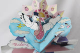 Baby Girl - 3d pop up new baby card